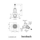 Herzbach LOGIC Universal-Unterputz-Zweiwegeumsteller