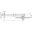 HG Kopfbrause Raindance E 300 1jet mit Brausearm 390mm...