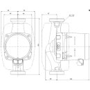 Grundfos Heizungspumpe ALPHA2 Länge 180mm 25-80 1x230V G1 1/2 HWM