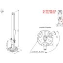 Flamco Standkonsole SSPK-N 870 für Platten-HK