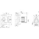 Grundfos Heizungsumwälzpumpe MAGNA3 elektr. ger. 50-40F PN6/10 240mm 1x230V