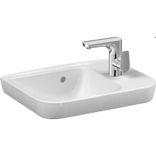 Vitra my Way 2.0 Handwaschbecken unterbaufähig, 1 HL R 500x375mm weiß