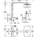 Grohe Duschsystem Rainshower Smartcontrol 360 verchromt