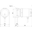 Grundfos Zirkulationspumpe COMFORT DACH 15-14BA, 1/2 80mm