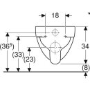 Geberit Wand-Tiefspül-WC Renova spülrandlos 540mm Ausladung weiß