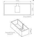 L200 Badewannenträger für L200 Stahl Badewanne 180x80cm