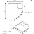 Schedel Brausewannenträger f S100 Acr. Viertel BRW...