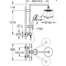 Grohe Brausestangenset Tempesta Neu C Syst 160 m. Therm....