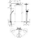 hansgrohe Showp. Raindance Select S 240 2jet m Therm. Handbrause Kopfbrause verchromt