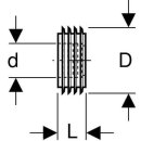 Geberit Manschette für Spülrohranschluss d44
