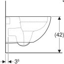 Geberit Wand-Tiefspül-WC Acanto spülrandlos,...