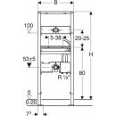 Geberit Duofix Waschtisch-Element 1300mm mit UP -...