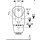 Geberit Urinal Preda mit integr. Steuerung Netzbetrieb