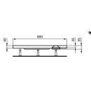 IS S100 Acryl Viertelkreis BRW 800x800x35mm, Radius 500mm weiß