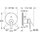 Grohe Fertigmontageset Wanne Lineare für SmartBox...