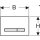 Geberit Betätigungsplatte Sigma50 f 2-M-Ausl. Zinkguss Kunstst. alpinw.