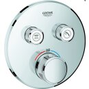 Grohe Unterputzmischer SmartControl 2 Absperrventile, rund, verchromt