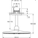 Grohe Kopfbrauseset Rainshower 310 SA 2 Strahlar....