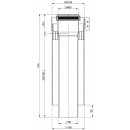 Atec Rohr PolyTwin konzentrisch, kürzbar, DN 60/100...