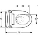 Geberit AquaClean Mera Cl WC-Kpl.-Anlage wandhängend...