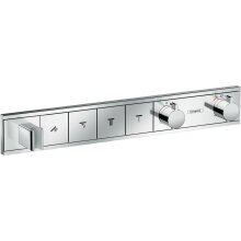 HG Fertigset Thermostat RainSelect für 4 Verbraucher mit Brausehalter chrom