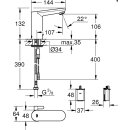 Grohe Waschtischarmatur Eurosmart CE IR-Elektronik mit...