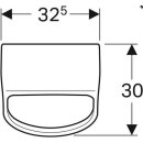 Geberit Absaug-Urinal Renova Plan Zulauf und Abgang...