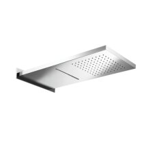 Herzbach LIVING SPA Wand-Regenbrause Multifunktion 2 eckig