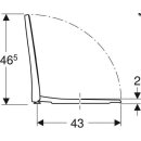 Geberit WC-Sitz slim iCon antibakt. m Absenkaut. u QR Scharnier we