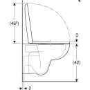 Geberit Wand-Tiefspül-WC Renova Set m WCSitz Bef. v....