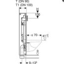 Geberit GIS WC-Element m Sigma UP-Spk f Absaug Abluft BH 114cm