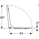 Geberit WC-Sitz Renova Comfort barrieref. antibakt. Bef....