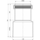 Atec Reduktion PolyTop zentrisch DN 60 D 80mm