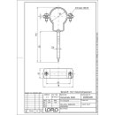 LORO-X Rohrschelle 00990., DN 40 mit Schlagstift