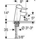 Geberit Einhandmischer Bambini bleifreies Material, 3-farbig