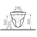 Vitra Wand-Tiefspül-WC<CR>Ausladung 540mm,...