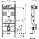 TECEprofil WC-Modul mit TECE-Spülkasten 1120mm ea....