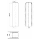 Atec Schachtelement 1195 mm L90 PolyCase inklusive...