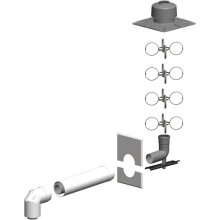 Atec Schacht-Set PolyTwin mit Verbind Kunstst. DN 80/125 - DN 80