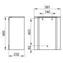 Keuco Abfallsammler Plan Wandmodell Chrom-finish