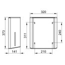 Keuco Papiertuchspender Plan Wandmodell verchromt