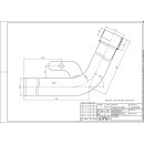 LORO-X Füllstutzen m AG u. Befestigungsanker DN 50x2 920mm