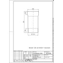 LORO-X Anschluss-Stück AG DN 40x11/2 mit...