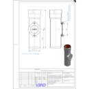 LORO-X-Reinigungsrohr 00550. DN 70, mit runder...