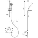 Delabie Duschsystem SECURITHERM Securitouch mit Thermostat