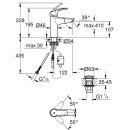 Grohe Eurosmart Einhand-Waschtischbatterie, 1/2? M-Size