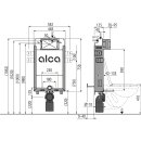 AM115/1000 Renovmodul Vorwandinstallationssystem für Einmauerung