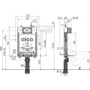 AM1115/1000 Renovmodul Slim Vorwandinstallationssystem für Einmauerung