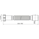 A730 Flexianschluss Kunststoffmutter 5/4"×40