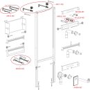 A104PB/1120 Montagerahmen für Unterputzarmatur